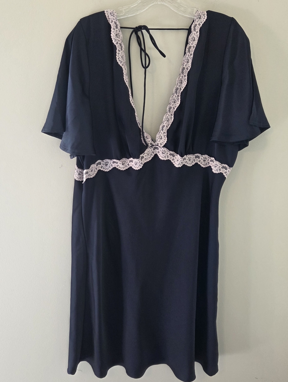 Princess Polly Jaron Mini Dress Navy Curve NWT